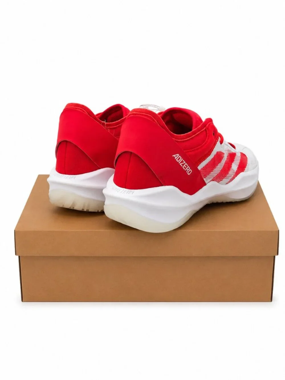 Adidas Adizero Select 2.0 Mens Basketball Shoes Red White IG6685 Size 11.5 NEW